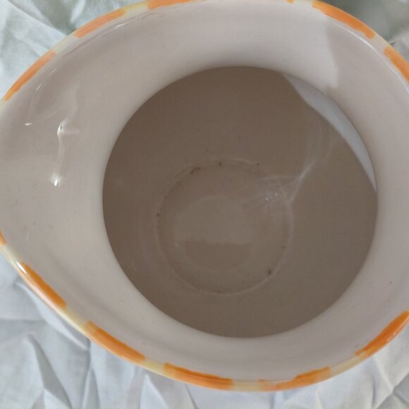 Vintage Palm Tree Co. Porcelain Easter Bunny Pitcher - Picture 4 of 4